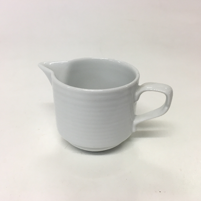 JUG, Milk Jug - White Ceramic Small